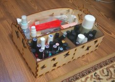 Lasergeschnittene Schmetterlings-Organizer-Box