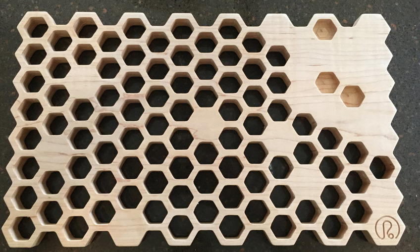 Лазерная резка Подставка для горячих кастрюль Подставка для посуды Trivet Honeycomb