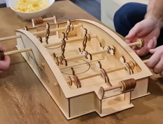 Laser Cut Soccer Football Game Table 3mm Plywood Free Vector