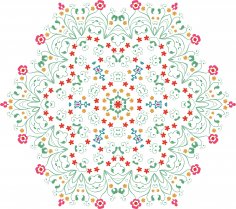 Flower Mandala Free Vector