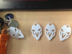 Laser Cut Overwatch Reaper Keyring