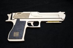 Laser Cut Rubber Band Gun