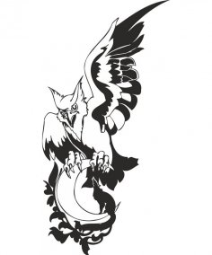 Eagle Wolf Moon Vector Free Vector