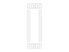 Arquivo dxf de design de porta mdf 11