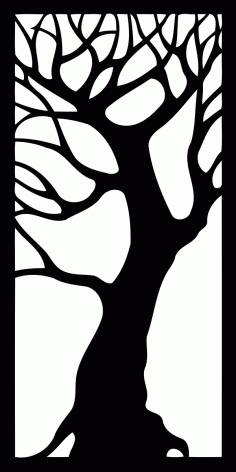 Tree – Decorative Panel DXF File