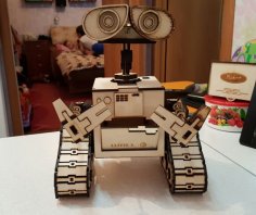 Laser Cut Wall-E 3D Puzzle