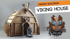 Laser Cut Viking House