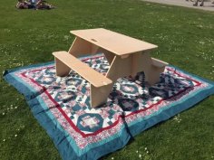 Laser Cut Picnic Table