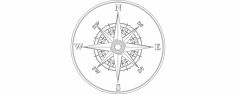 Kompass dxf-Datei