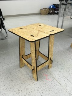 Laser Cut OSB Stool