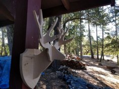 Laser Cut Deer Bike Rack (Easy Cut)