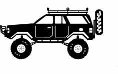 Jeep Cherokee dxf Dosyası