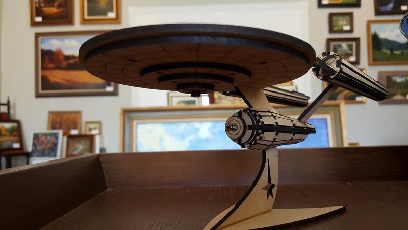 Laser Cut USS Enterprise