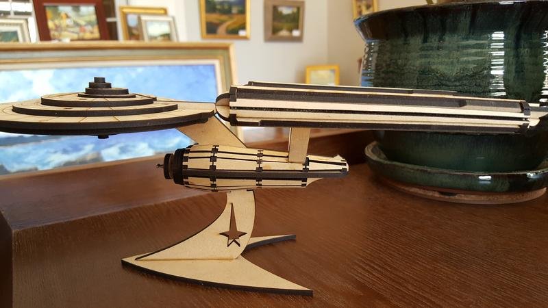 Laser Cut USS Enterprise