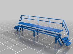 DB Service Platform N-Scale 3D Printer Model