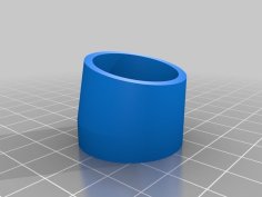 Chair Foot With Felt Pad (Customizable) 3D Printer Model