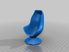 Egg Chair 3D Printer Model