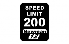 Speed Limit Sign dxf File