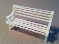 1:24 Park Bench 3D Printer Model