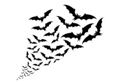 Bat Flight Wall Art 3D Printer Model