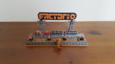 Factorio Diorama 3D Printer Model