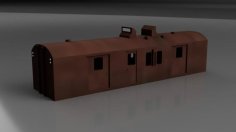 Victorian Railways / V/Line ZF Guards Van Body 3D Printer Model