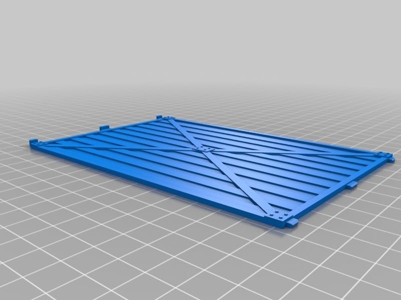 Industrial Sliding Door 3D Printer Model Download Free STL File - 3axis.co