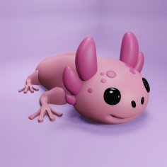 ARTICULATED AXOLOTL 3D Printer Model