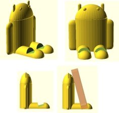 Android Device Rest 3D Printer Model