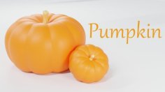 Pumpkin 3D Printer Model