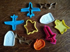 (Halloween) Cookie Cutters 3D Printer Model