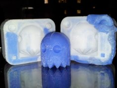 Pacman Ghost Mold 3D Printer Model