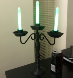 Glow Stick Candelabra 3D Printer Model