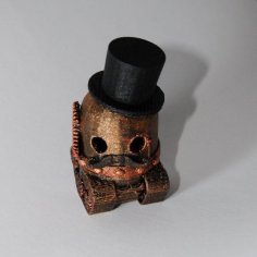 Pacman Ghost, Steampunk Version 3D Printer Model