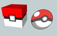 Pokecube – The Square Pokeball 3D Printer Model