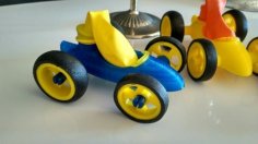 Remixed Balloon Toy Car 3D Printer Model