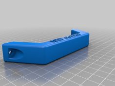 Door Handle Keep Closed 3D Printer Model