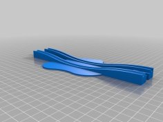 Sunken Or Flooded Track For Wooden Track Sets 3D Printer Model