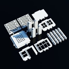 Printable Architectural Kit Free Sample 3D Printer Model