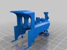 H0e / OO9 Zwilling Trench Railway Loco 3D Printer Model