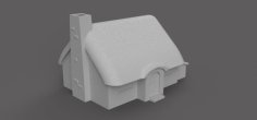 Medieval Hut 3D Printer Model