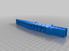 Twists & Bends Crocodile By Orangeteacher 3D Printer Model