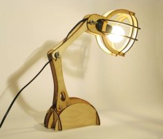 Laser Cut Plywood Lamp DXF File