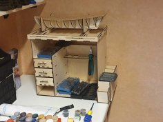 Laser Cut Workshop Cabinet DXF File