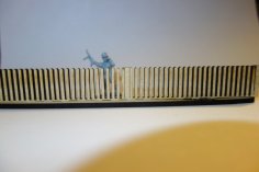 Laser Cut 28mm Picket Fence DXF File