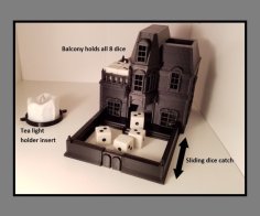 Betrayal At The House On The Hill: Dice Tower 3D Printer Model