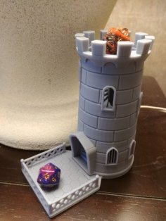 Dice Tower Sized For Resin Printers 3D Printer Model