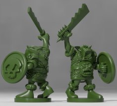 Orc Sergeant 3D Printer Model