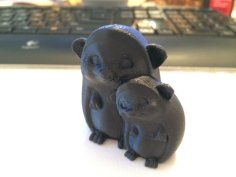 Cuddling Hedgehogs 3D Printer Model