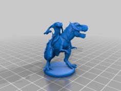 Grippli On T-Rex 3D Printer Model